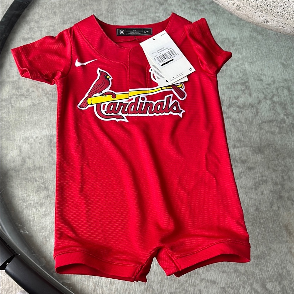 Nike Cardinals Baby Romper - Red NWT
